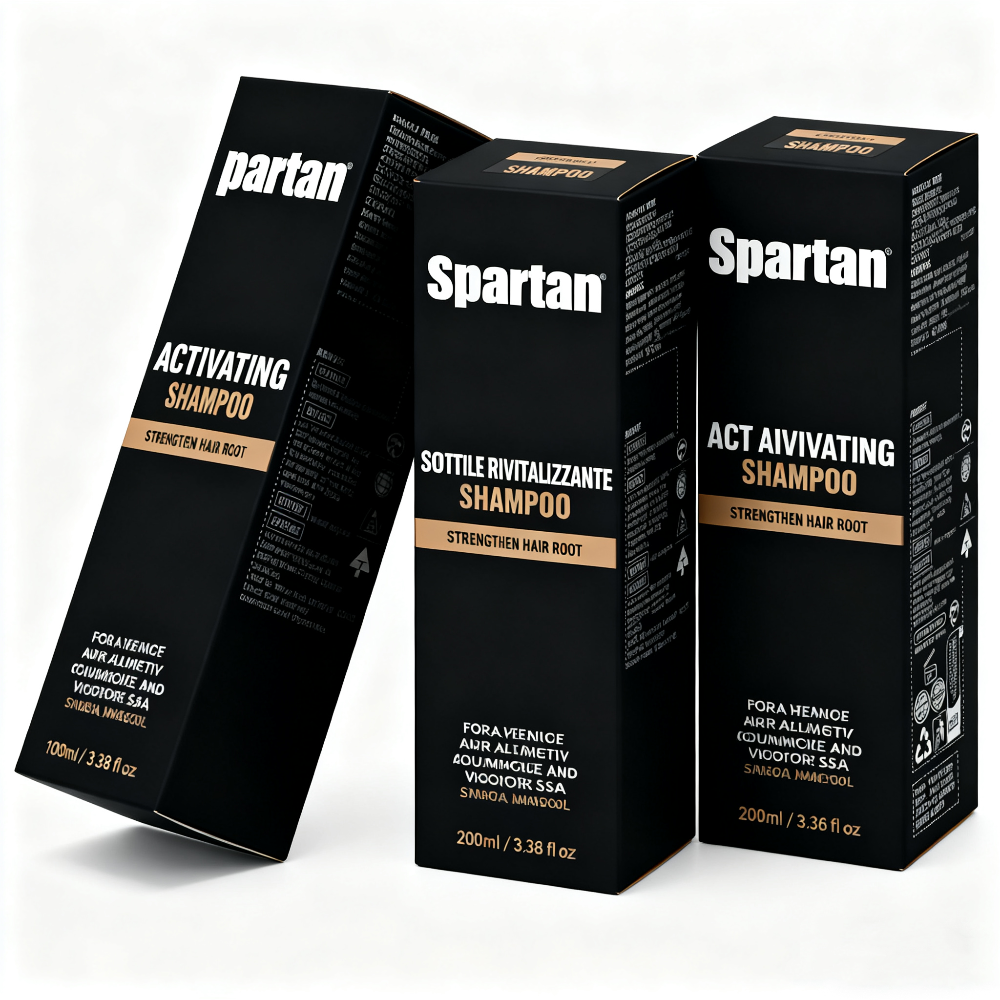 Natural Formula for Men and Women, Hair Growth Root Activator Shampoo, Spa-rtan Root Activator Shampoo - 3 Pcs
